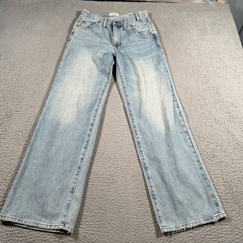 PISTOLA Jeans Women 25 (30x30) Bobbie High Rise Wide Leg Crossover P6516KEE-NEL